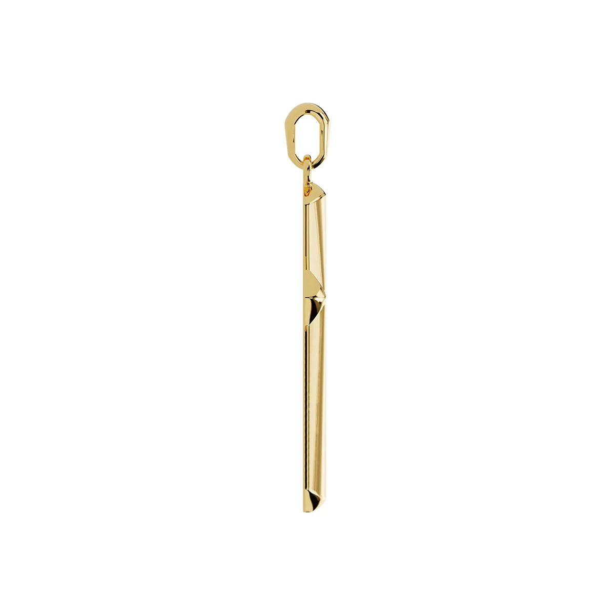 14k Solid Yellow Gold Pointed Cross - Image 3